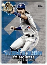 2022 Topps #WTTS-43 Bo Bichette Welcome to the Show Toronto Blue Jays Baseball
