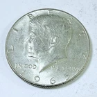 1965 Kennedy Half Dollar 40% Silver, Circulated Coin #7146