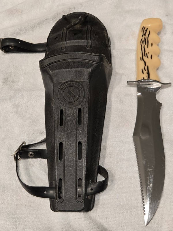 Vintage scubapro dive knife