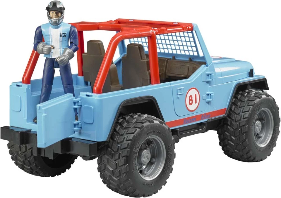 BRUDER, JEEP Cross country blu con pilota Scala: 1/16, 1/16,  BRU2541 - Immagine 3 di 3