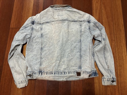 Denim Blue Acid Stone Wash RIPCURL Jacket Womens size L - Picture 7 of 10