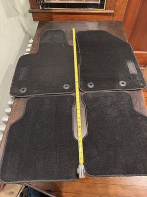 Jeep Compass Black Carpet Floor Mats Set 2017-2025 Factory OEM Mopar 2018