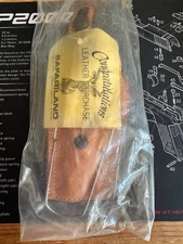 New Old Stock Vintage Safariland 45 Auto Pistol Leather Holster #530 Mint