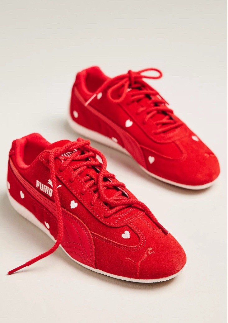 Puma Speedcat For All Time Red Jasmine Hearts Valentines Day
