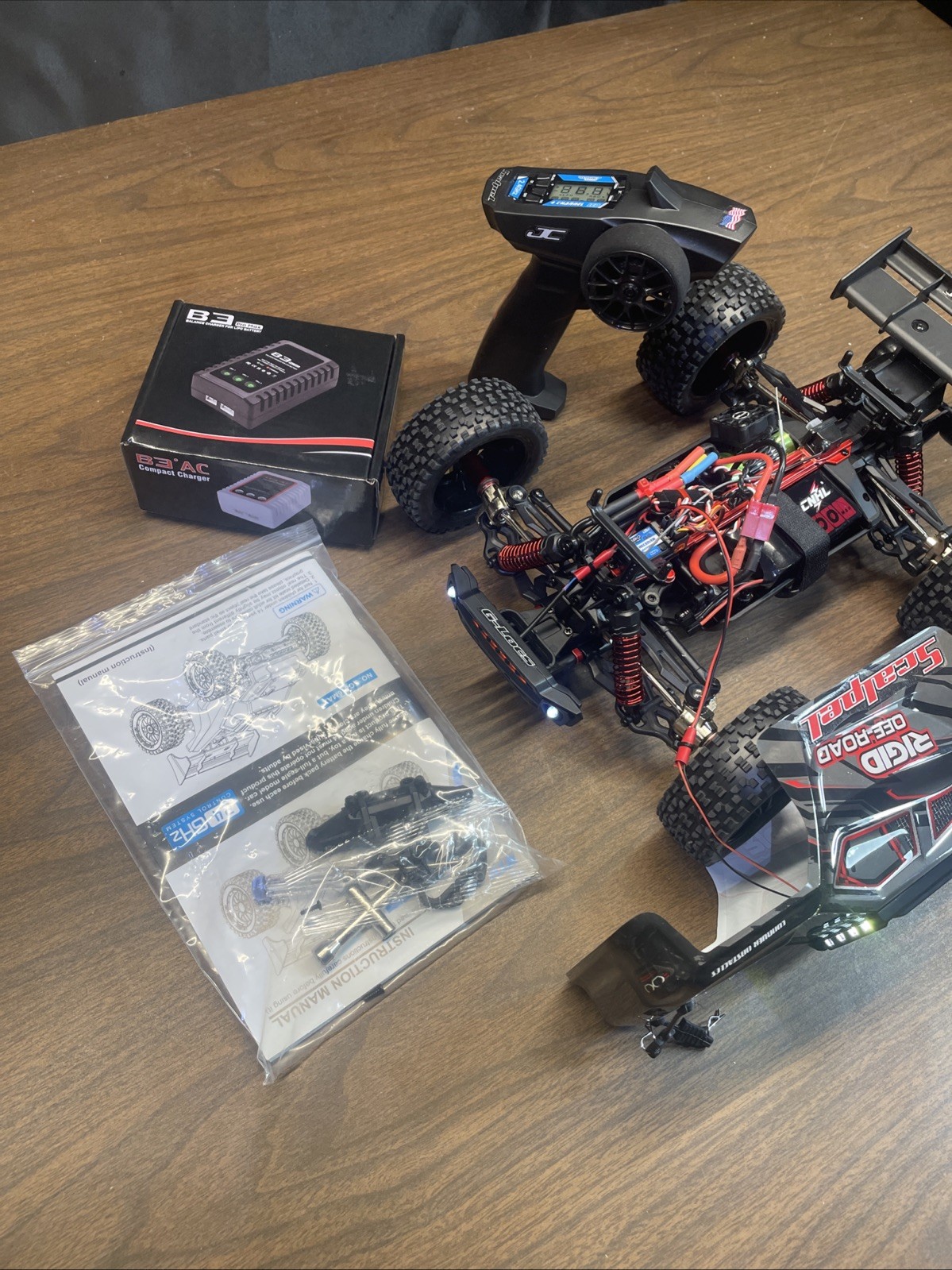 Brushless SG316 MAX Upgraded 45a ESC 3s Lipo 55+ Mph Rc Car Truck RTR Xtra Wide