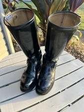 chippewa engineer Motorcycle boots Men’s Size 11.5 Spit Shined Gloss Finish
