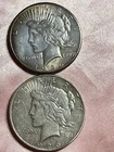 (1) 1926-D & 1926-P Peace Silver Dollars 90% Some Toning Nice Coins