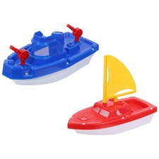 Jouets de plage amusants pour fête prénatale, 2 pièces, voilier, bateau à voile