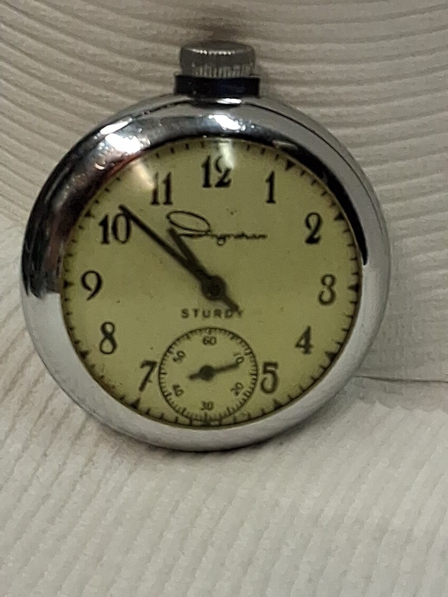 1950s Vintage Ingram Sturdy Pocket Watch Working | eBay
