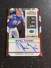 2020 Panini Contenders Draft Picks - College Ticket Auto Jabari Zuniga 03/99