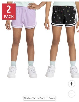 Champion Youth 2 Pack Stripe Short Size 10/12