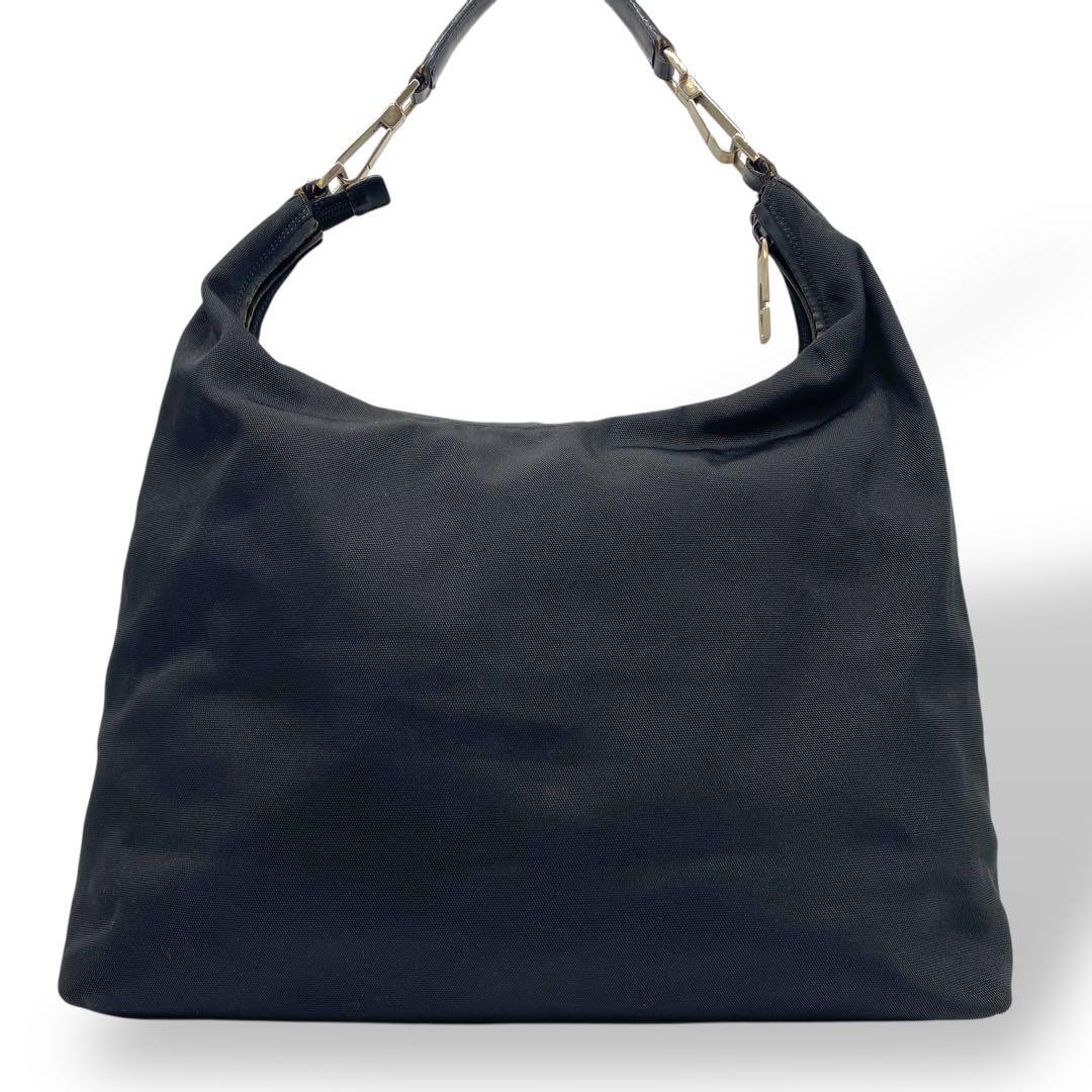 バッグ Gucci one shoulder bag nylon black y2k Gucci Nylon One Shoulder Bag Black Y2K Vintage Designer