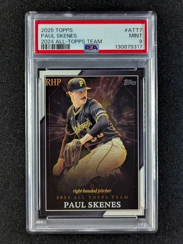 2025 Topps Series 1 PAUL SKENES All-Topps Team Pittsburgh Pirates #ATT-7 PSA 9