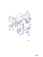 Jaguar Genuine Anti Roll Bar Mounting Bracket For XJ MK3 XJ XJ6 XJ12 XJS CBC5337