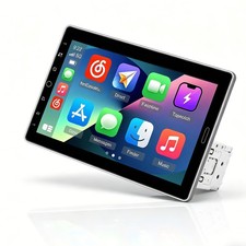 10.1" Carplay Car Stereo Radio Single 1Din Rotatable Touch Screen Bluetooth MP5