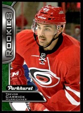 2016-17 PARKHURST ROOKIE GREEN Trevor Carrick -RC- Rookie Carolina Hurricanes