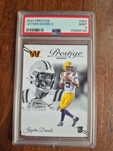 PSA 9!!   2024 Panini Prestige - Rookies Jayden Daniels #302 (RC)