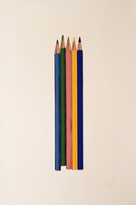 Piero Manai | Matite | serigrafia a colori | 1983 | cm 150 × 100