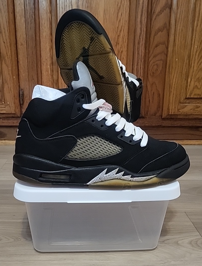 CLEAN STKX $409 Air Jordan 5 Retro Black Metallic 2016 845035-003