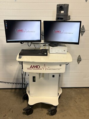 AMD Global Telemedicine Video Station System Platform AMD-500 w/ Probe & More