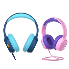 Tronsmart Wired Kids Headphones Volume Control Soft Earmuffs Adjustable Headband