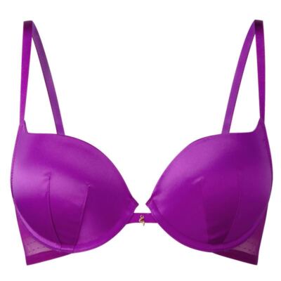 Gossard Lingerie Everyday Dotty Satin Plunge Bra Radiant Orchid