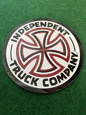 14 Inch Independent Trucks Sticker Discontinued Iron Cross Logo OG Indy Logo