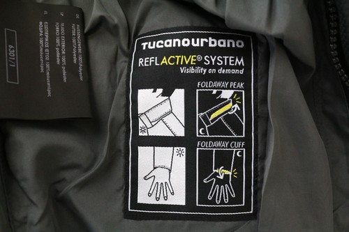 TUCANO URBANO Tina Women Jacket IT42 Black Moto Breathable Windproof Reflective - Picture 9 of 13