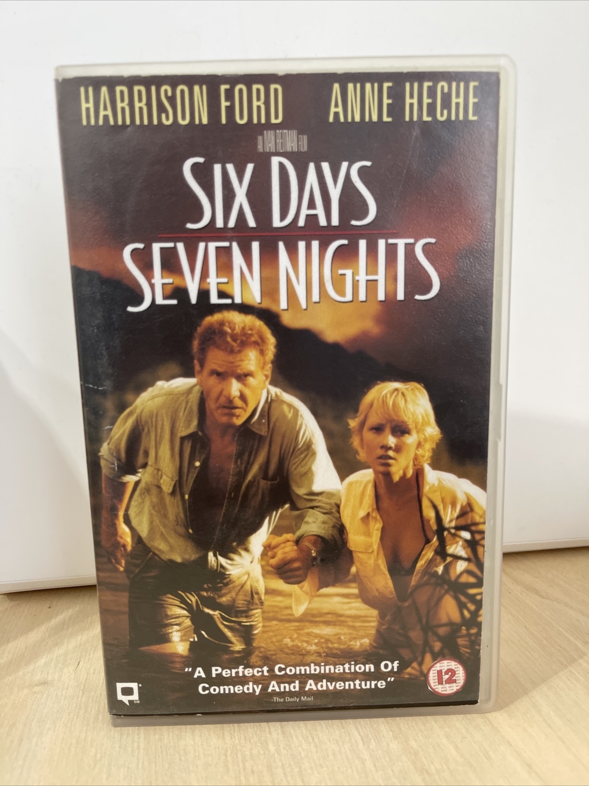 Seven Days and Seven Nights Harrison Ford Rare VHS Video Big Case Ex Rental