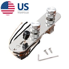 Loaded Prewired Control Plate Assembly CTS Pot for Telecaster Tele TL Chrome