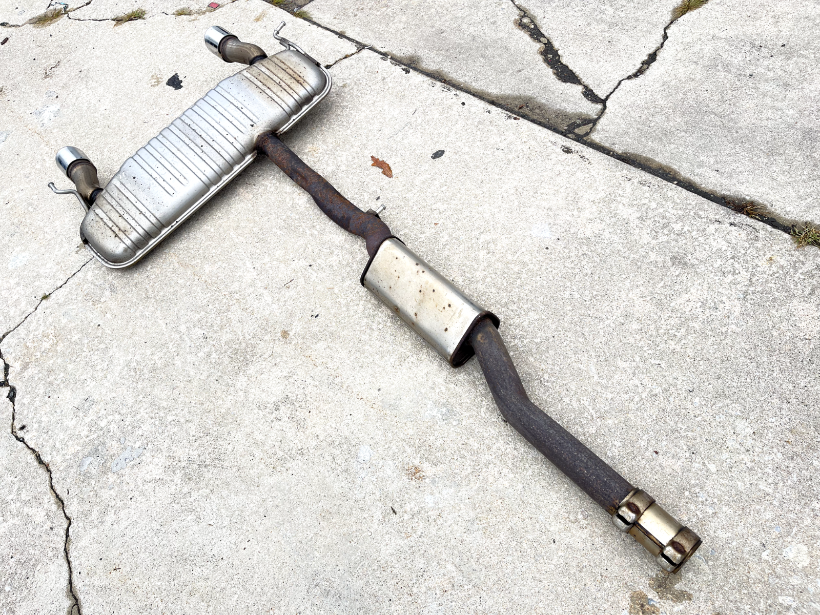 2000-2006 AUDI TT 1.8L QUATTRO 225HP ENGINE EXHAUST MUFFLER REAR  