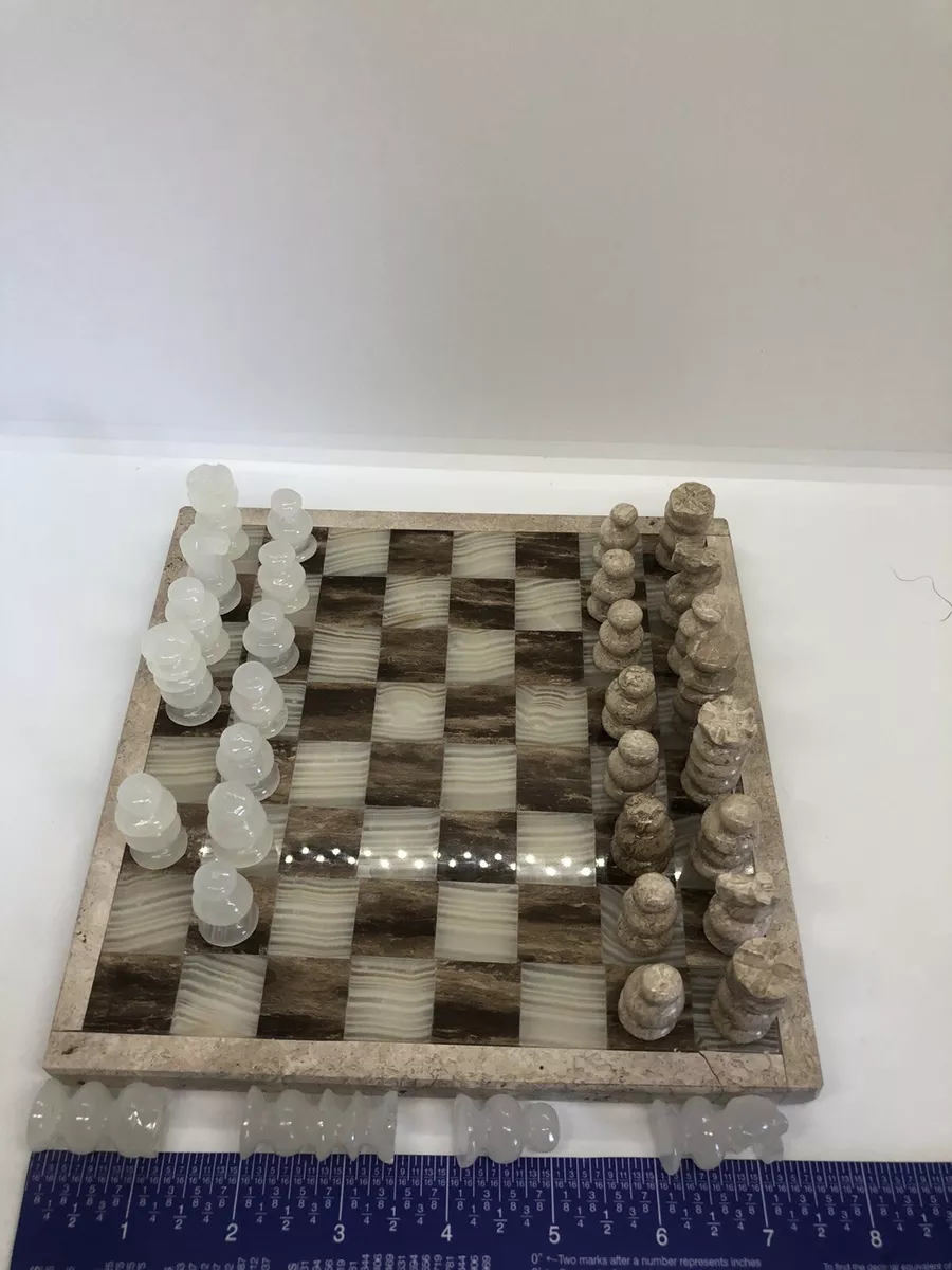 The Dog House Antiques - Marble Chess Set