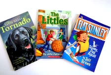 Lot 3 Children's Books Tornado, The Littles, Flat Stanley Guided Reading PB