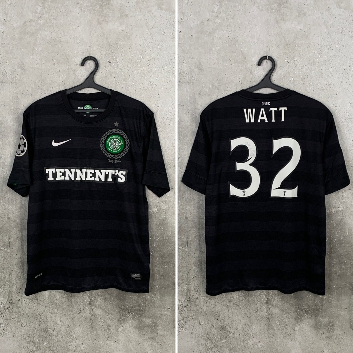 Celtic FC Nike シャツ Mサイズ 黒 2010/11 CELTIC Vintage Nike Goalkeeper Football Shirt Jersey