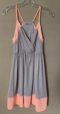 LULUS Womens Dress Slip Sundress Size Small Lined Beige Peach Neutral A8