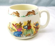 Royal Doulton Porcelaine Fine bunnykins 1-Handled Don Tasse " Chapeau Achetez "