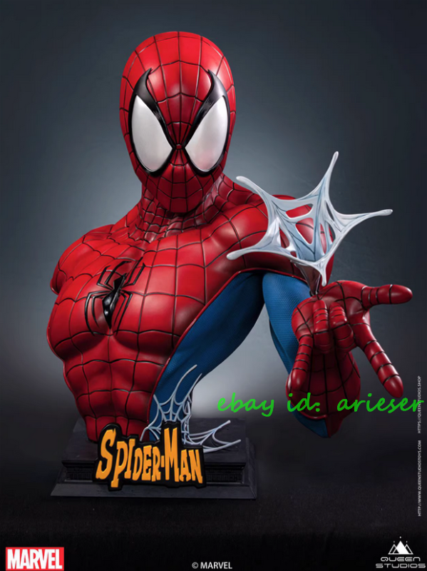Queen Studios Marvel Series Comic Spider-Man Red Blue Ver. 65cm 1