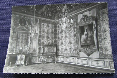 Edit d'Art Postkarte 497 Versailles Queens Bedroom Chambre Reine unbespielt 1950er