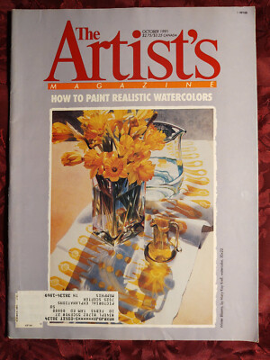 ARTISTS magazine October 1991 Mary Kay Krell George Porter Martha Mans Ted Rose