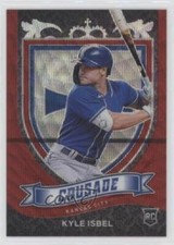 2021 Panini Chronicles Crusade Ruby Wave /199 Kyle Isbel #24 Rookie RC