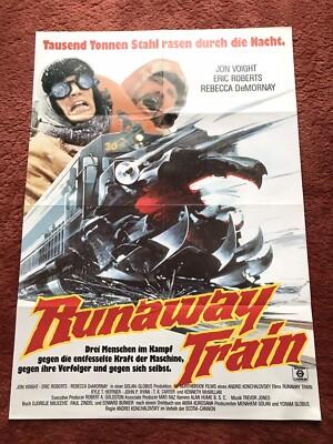 Runaway Train Kinoplakat Poster A1, Eric Roberts, Jon Voight, DeMornay