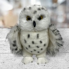 Douglas Wizard Snowy Spotted Owl Plush Stuffed Animal Toy White Hedwig Fluffy