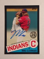 2020 Topps 1985 Mike Clevinger Black Auto/199 ON Card Auto #85A-MCL 