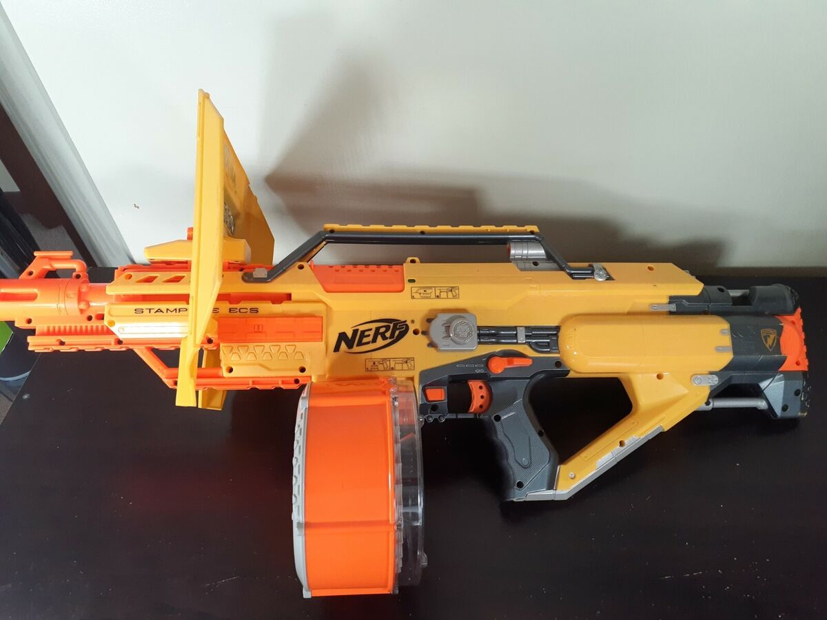 NEW NERF N-Strike Stampede ECS Ultimate Full-Auto Clip System Dart Blaster