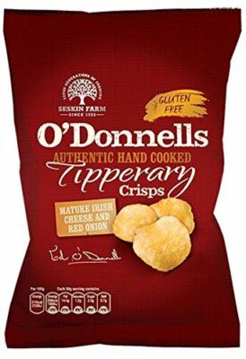 O' Donnells von Tipperary handgekochtem reifen irischen Käse und rotem Zwiebe...