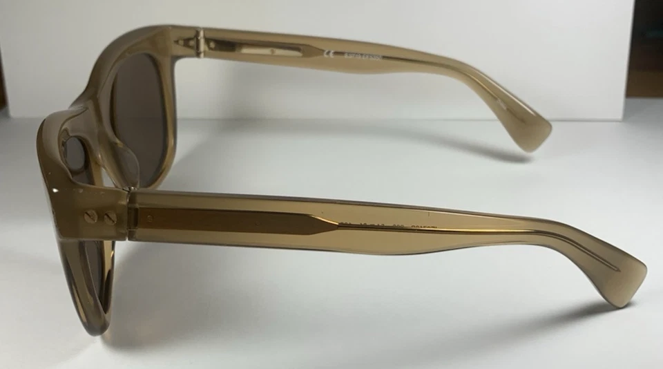 Gafas de sol Betty vintage marrón lechoso retro RARAS con estuche tela regalo de Navidad Foto 3 de 4