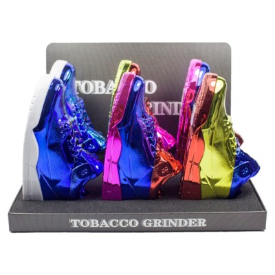 6'' Length 3.2'' Height 3 PC Big Shoe Tobacco Herb Spice Grinder Smoke Crusher SH