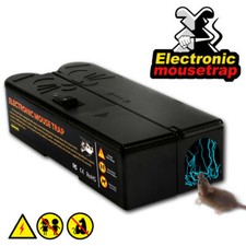 Electronic Mouse Trap Rat Killer or NO KILL Live Catcher Electric Zapper Rodent