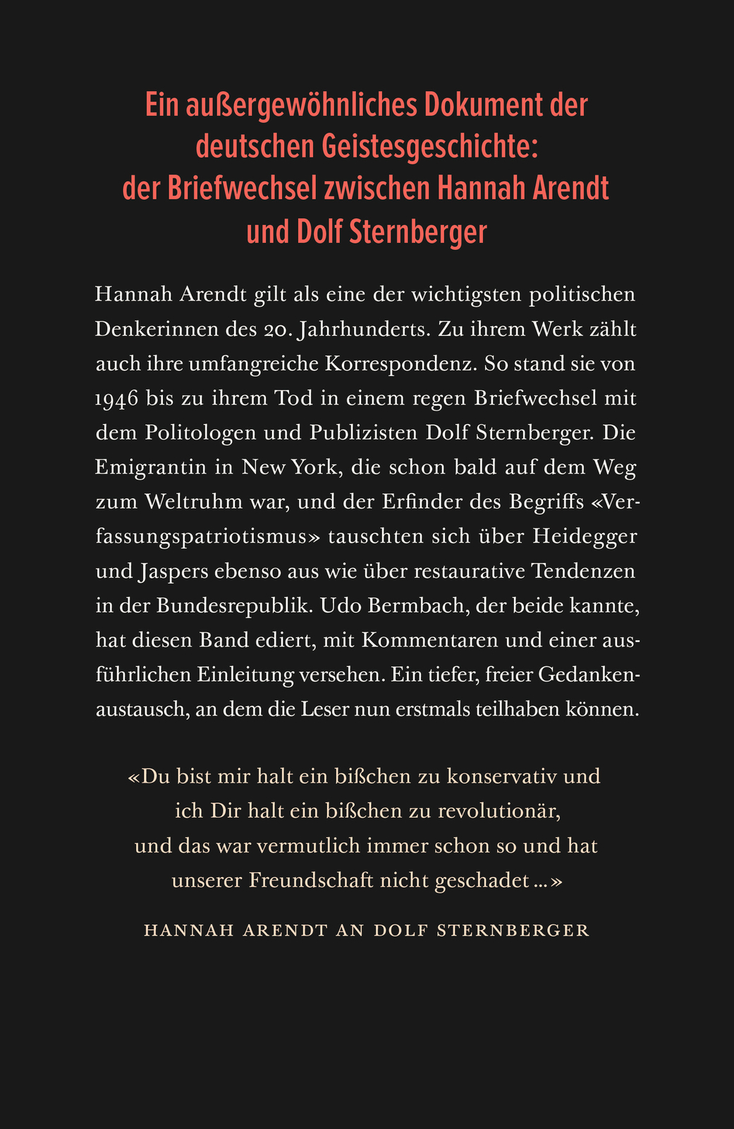 Thumbnail - «ich Dir Halt Ein Bißchen Zu Revolutionär» Hannah Arendt