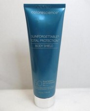 COLORESCIENCE SUNFORGETTABLE TOTAL PROTECTION BODY SHIELD SPF 50 PA 4 OZ NWOB
